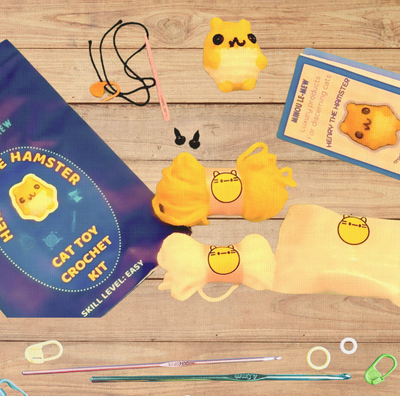 Cat Toy Crochet Kit | Handcrafted Cat Toy Making for the Crafty craft kit Chunkles