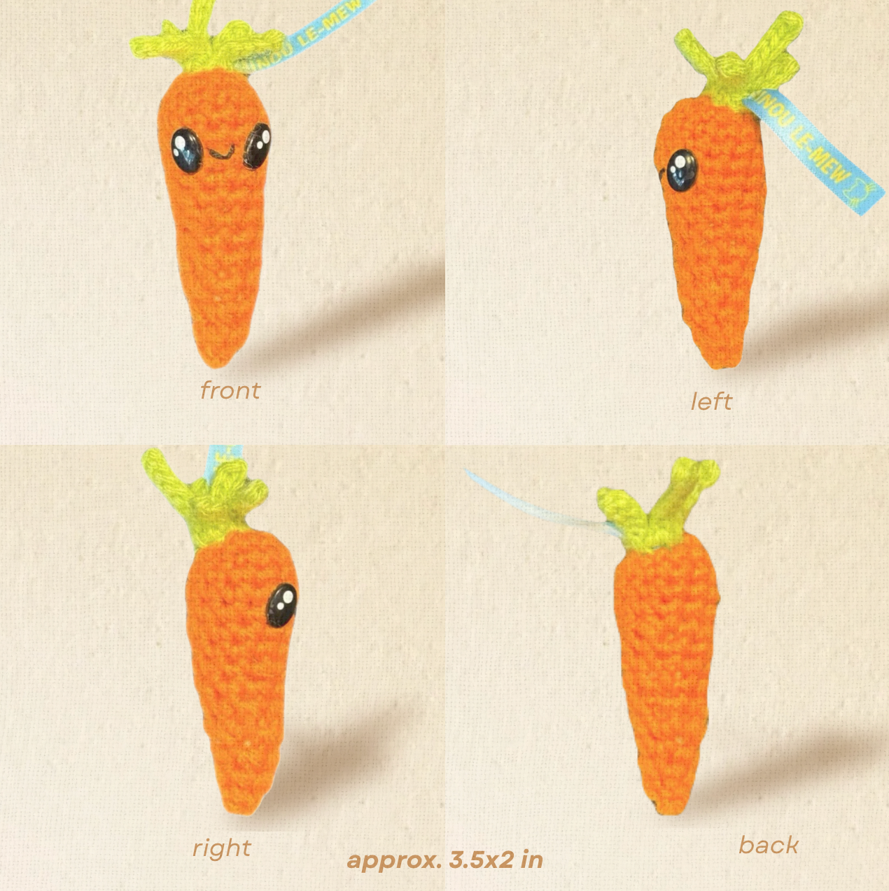 Lulu the carrot | lightweight cat toy cat toy Chunkles