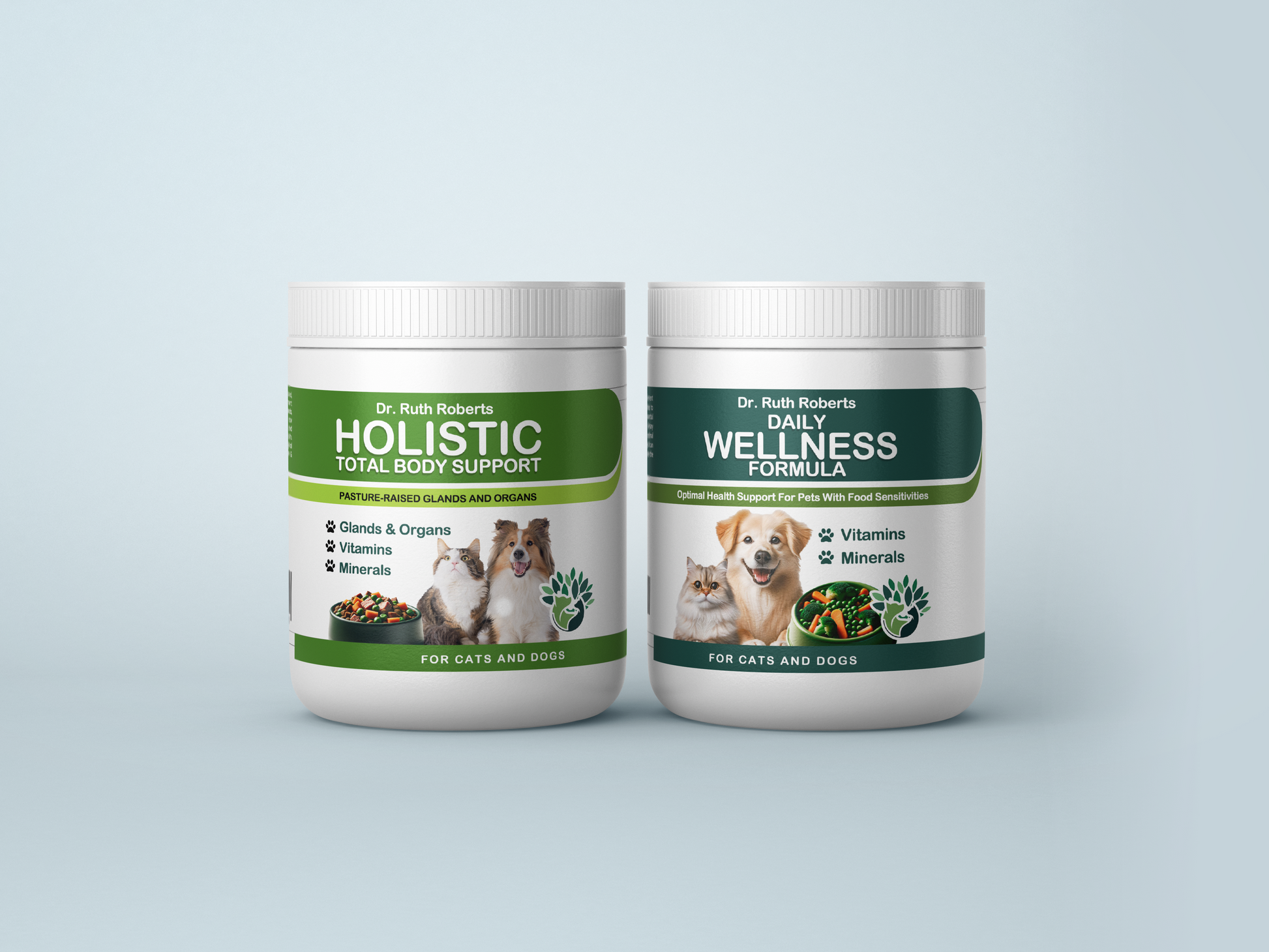 Holistic Total Body Support – Multivitamin & Glandular Support for Dogs and Cats Vitamins & Supplements Dr. Ruth Roberts
