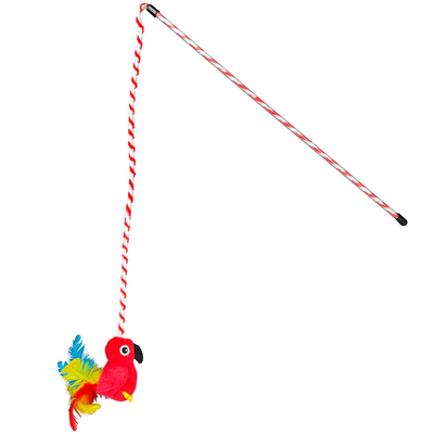 Multipet Margaritaville® Parrot Wand Cat Toy 18" Cat Toys Multipet