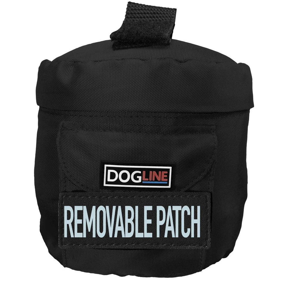 Removable Utility Side Bags for Dog Harness Black Dog Harnesses Dogline