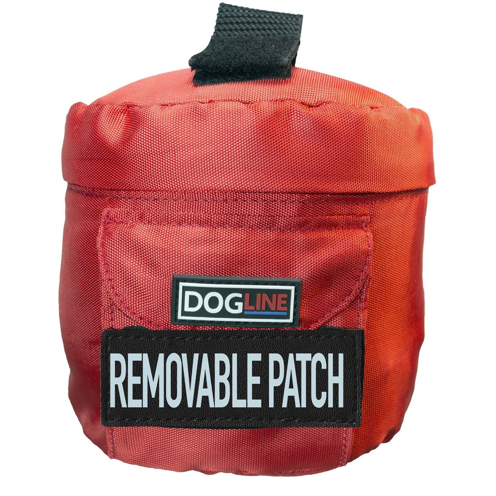Removable Utility Side Bags for Dog Harness Red Dog Harnesses Dogline