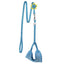 Mesh Step-In Nylon Dog Harness + Optional Flower Dog Leash Blue Dog Harnesses Dogline