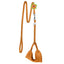 Mesh Step-In Nylon Dog Harness + Optional Flower Dog Leash Orange Dog Harnesses Dogline