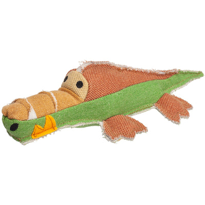 12" Nature Alligator Animal Squeaky Toy Dog Toys Dogline