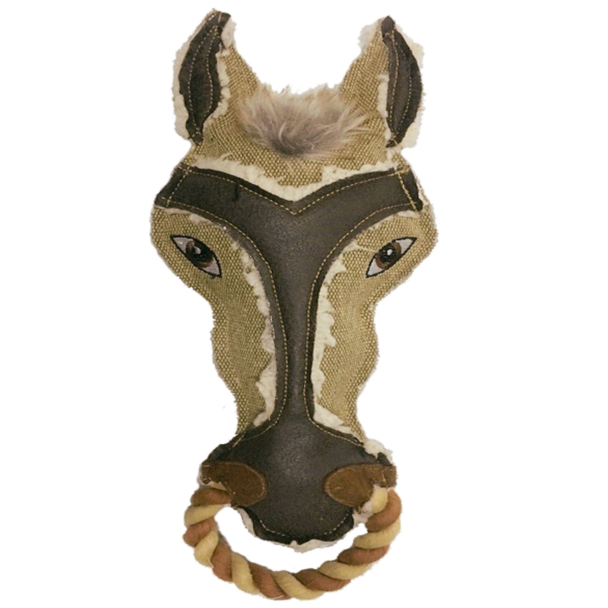 13" Nature Horse Animal Squeaky Toy Dog Toys Dogline