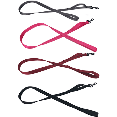 Nylon Flat Leash + Built-in Traffic Handle Dog Collar Dogline