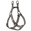 Nylon Flat Step-In Dog Harness Gray Dog Harnesses Dogline