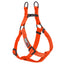 Nylon Flat Step-In Dog Harness Orange Dog Harnesses Dogline