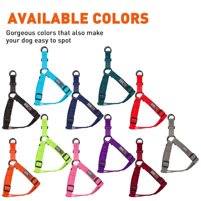 Nylon Flat Step-In Dog Harness Dog Harnesses Dogline
