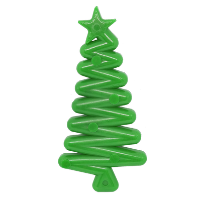 Christmas Tree Nylon Dog Chew Toy for Aggressive Chewers | USA Made & FDA Compliant XMas Tree Nylon Toy - green Nylon Dog Toys SodaPup/True Dogs, LLC