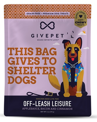 GivePet Soft Dog Treats Off-Leash Leisure 6 Oz. Dog Treats GivePet