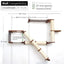 The Crossroads - Cat Wall Scratcher - Tree with Ramp Cat Condo Catastrophic Creations