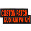 Personalized Removable Patches (Set of 2) Orange Dog Harnesses Dogline