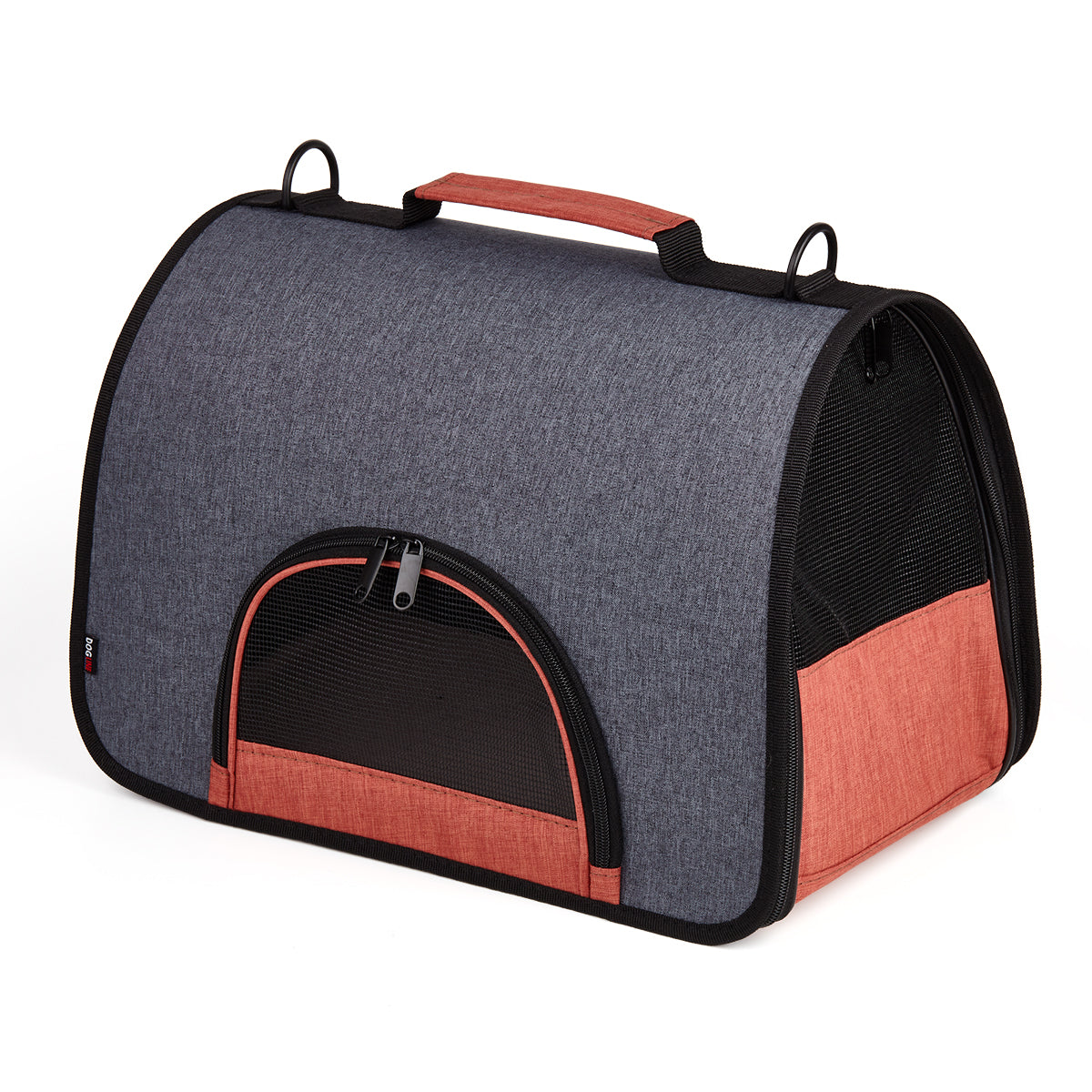 Dual Color Collapsible Pet Carrier Orange Pet Carriers Dogline