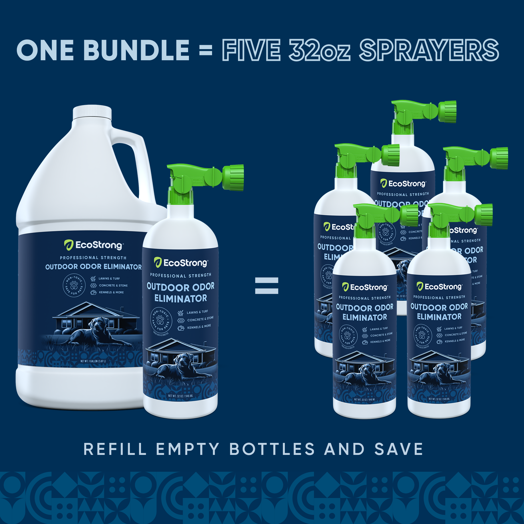 Outdoor Odor Eliminator Pet & Animal > Outdoor Odor EcoStrong