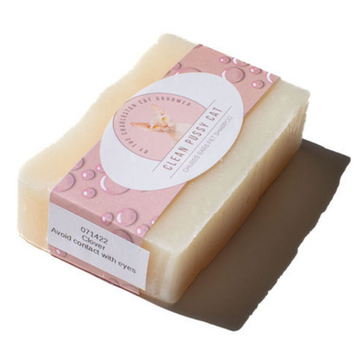 Clean Pussy Cat shampoo bar Aloe & Green Clover The Charleston Cat Groomer