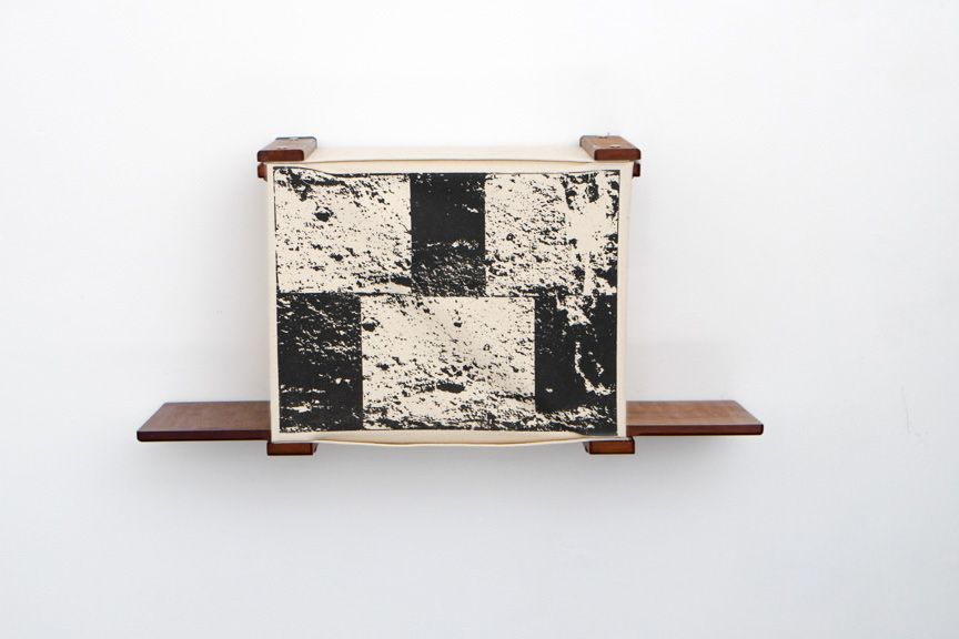 Cat Cubby for Wall - Covered Cat Bed English Chestnut Bamboo Brick Catastrophic Creations