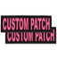 Personalized Removable Patches (Set of 2) Pink Glitter Dog Harnesses Dogline