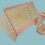 The Open Air Hay Feeder and Hay Roller Bundle Bubblegum Pink Hay feeder Bunny Business