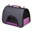 Dual Color Collapsible Pet Carrier Pink Pet Carriers Dogline