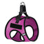 York Mesh Harness + Built-in Hook & Loop Fasteners Hot Pink Dog Harnesses Dogline