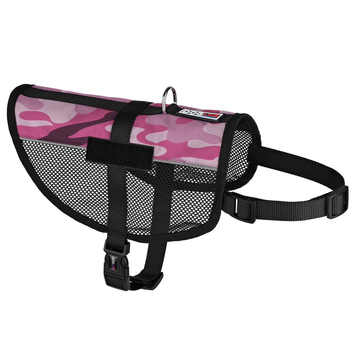MaxAire Mesh Dog Vest Harness Pink Camo Dog Harnesses Dogline