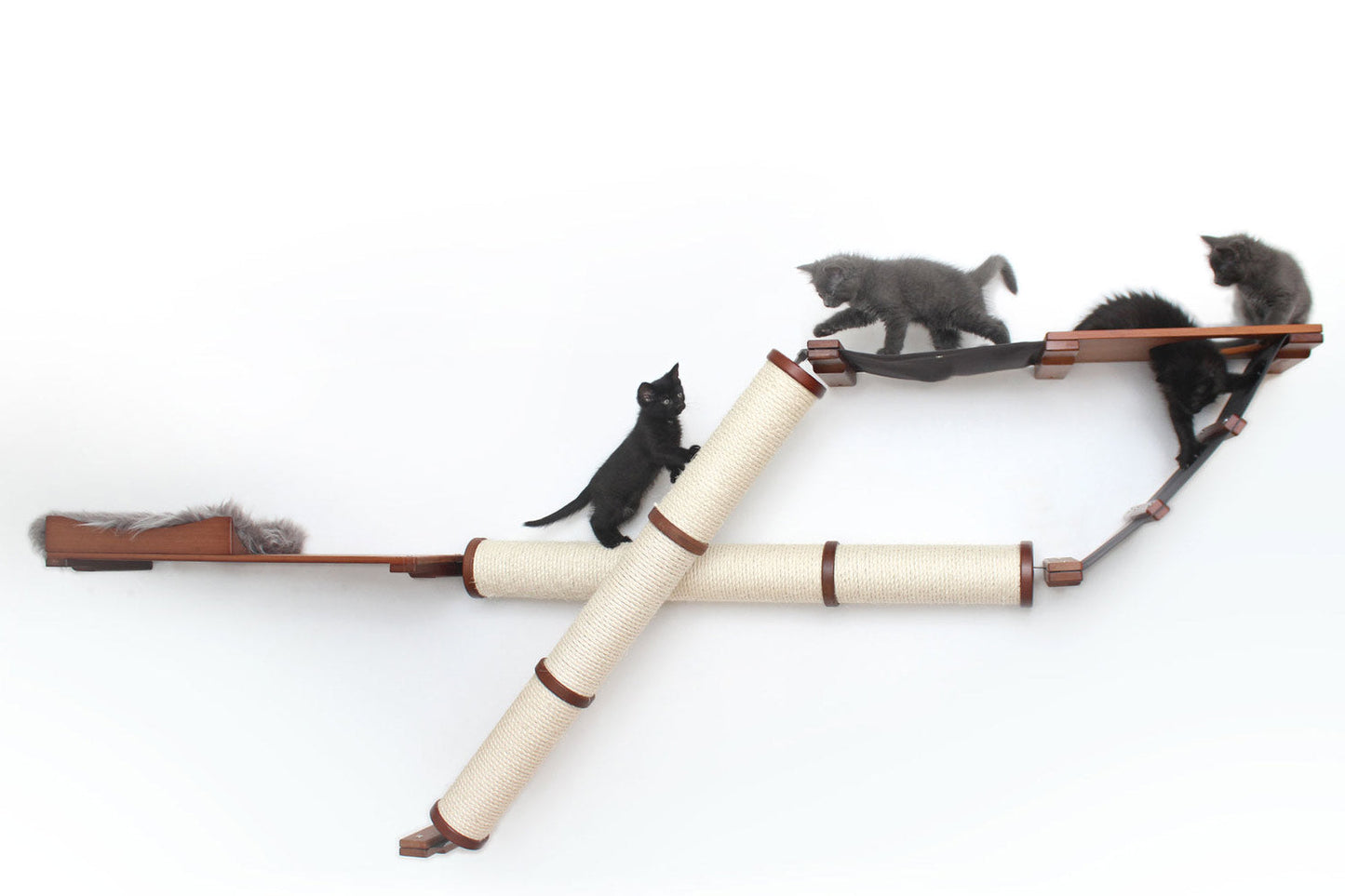 The Plateau - Horizontal Cat Scratcher Bed Set Cat Scratcher Catastrophic Creations