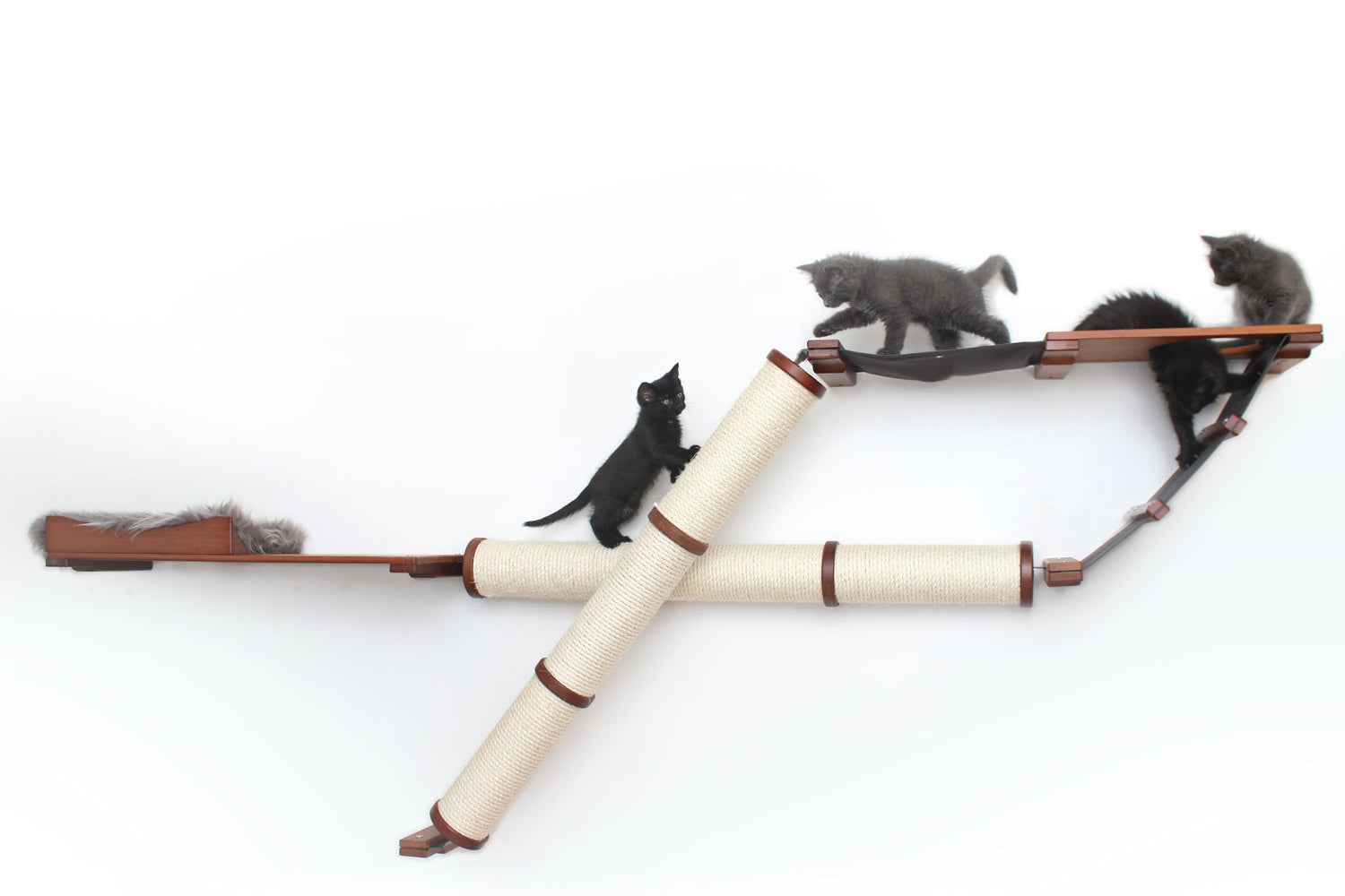 The Plateau - Horizontal Cat Scratcher Bed Set Cat Scratcher Catastrophic Creations