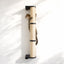 Wall Mounted Cat Climbing Pole - Sisal Onyx Bamboo 3-Tier No Leaf Shelf Cat Scratcher Catastrophic Creations