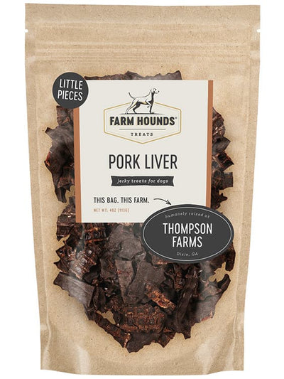 Pork Liver Little Pieces (4oz) Organs Farm Hounds