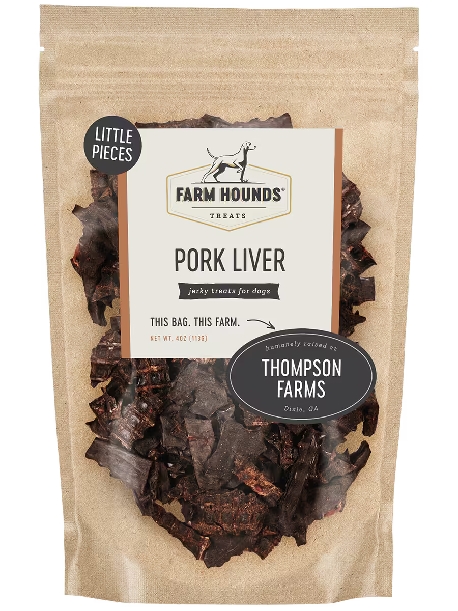 Pork Liver Little Pieces (4oz) Organs Farm Hounds