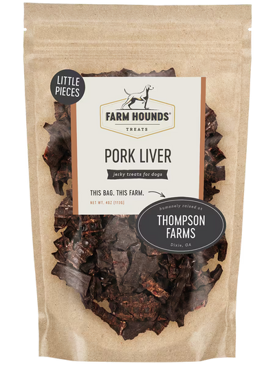 Pork Liver Little Pieces (4oz) Organs Farm Hounds