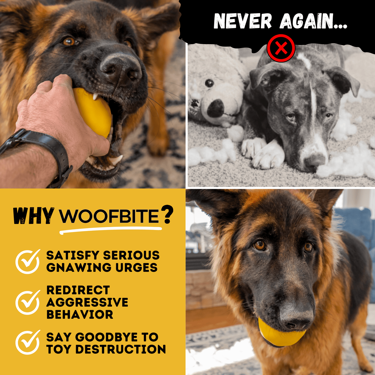 Power Ball Monster K9 Dog Toys