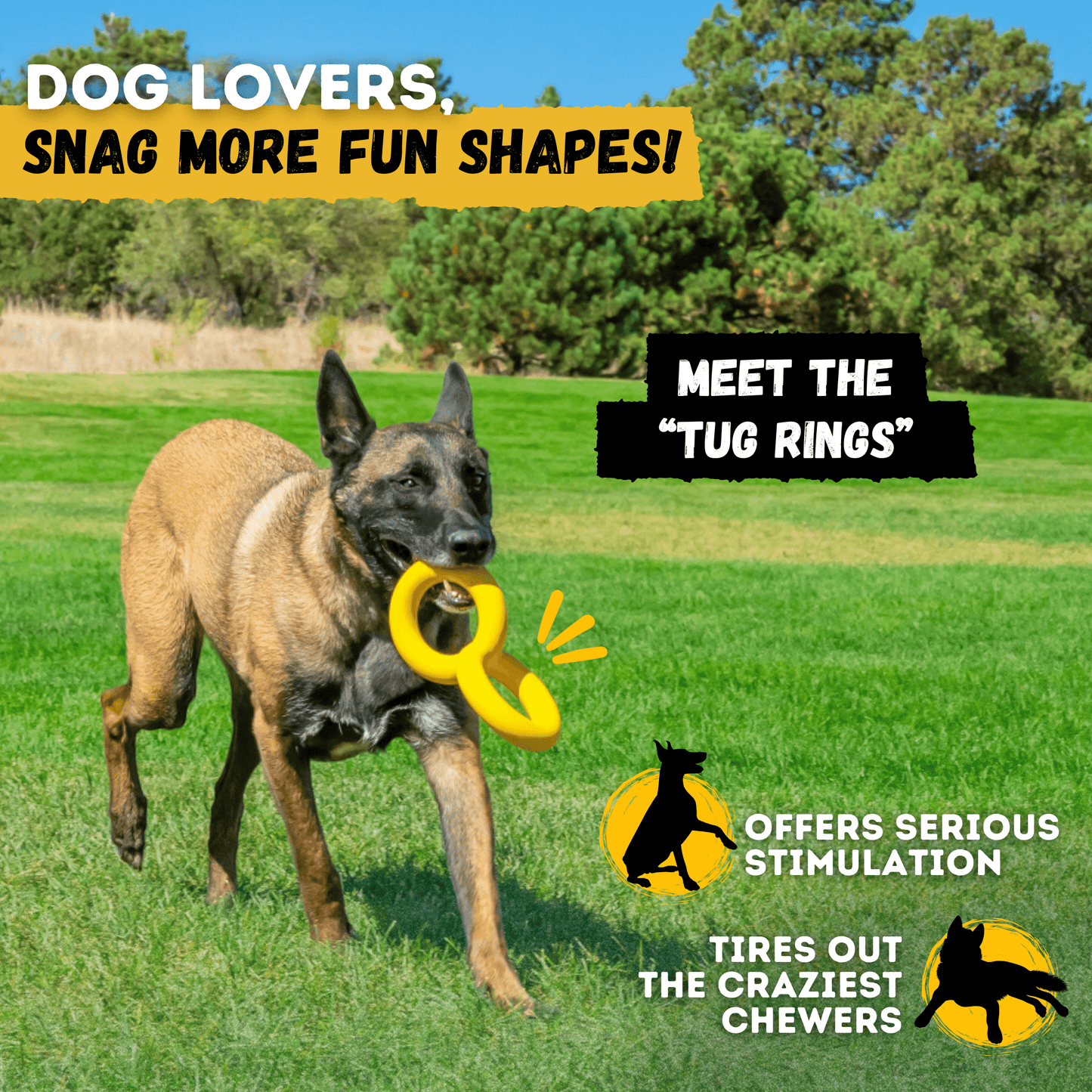 Power Stick Monster K9 Dog Toys