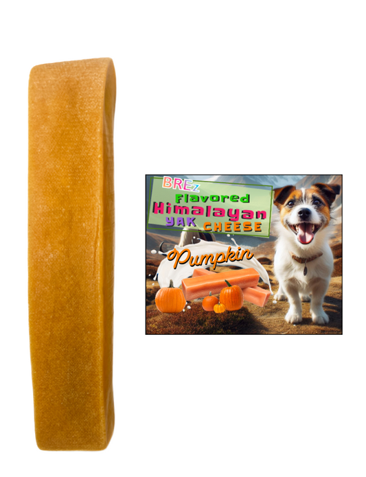 BREz Pumpkin Flavored Yak Cheese Chew - Sold Individually