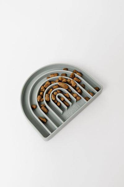 Happy Feelings Lick Mat Slate Blue Dog Supplies Pupwell