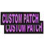 Personalized Removable Patches (Set of 2) Purple Glitter Dog Harnesses Dogline