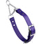 Biothane Adjustable Martingale Collar with Metal Buckle Violet Purple Martingale Dog Collar Dogline