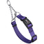 Biothane Adjustable Martingale Collar with Quick Release Buckle Violet Purple Dog Collars Dogline
