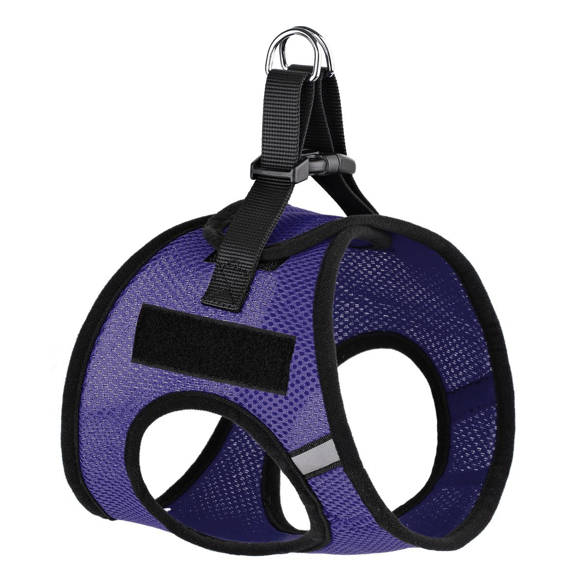 York Mesh Harness + Built-in Hook & Loop Fasteners Purple Dog Harnesses Dogline