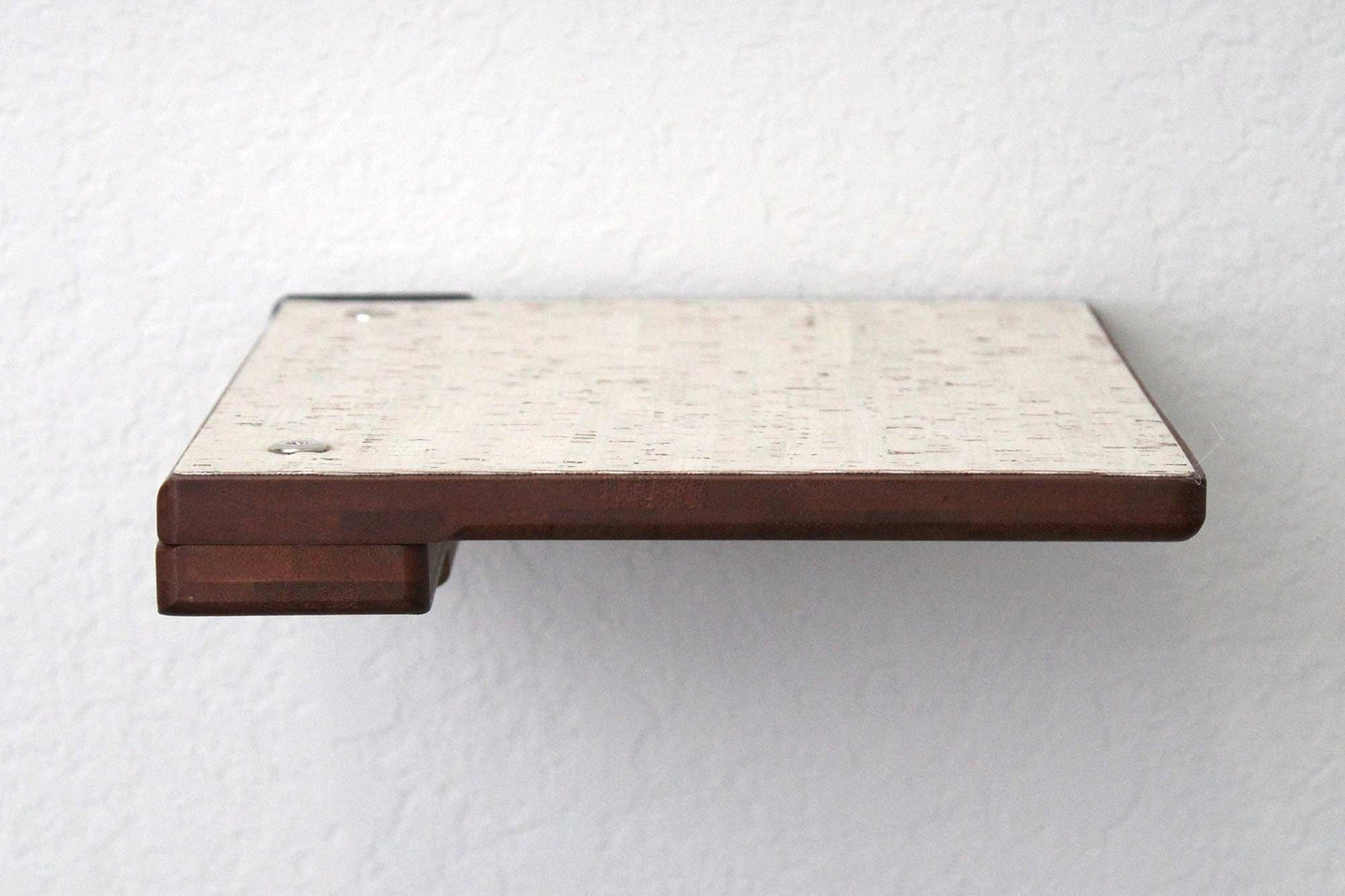 Cat Climbing Shelf English Chestnut Bamboo Natural Cork Cat shelves/bed Catastrophic Creations