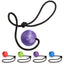 Rubber Euro Ball with Rope Dog Toys Dogline