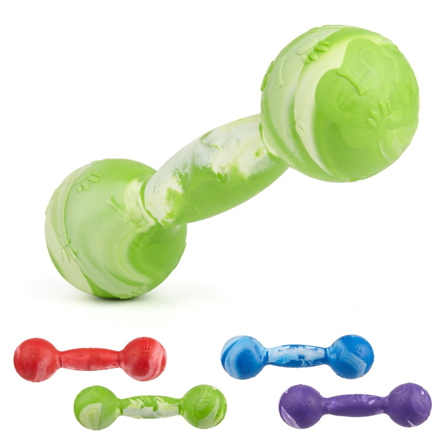 Rubber Dumbbell Toy Dog Toys Dogline