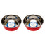 Country Living Set of 2 Heavy Gauge Stainless Steel Dog Bowls - Perfect for Food & Water Bowl American Pet Supplies