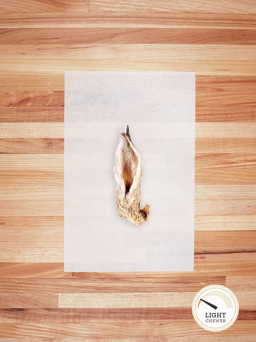 Rabbit Chews & Hides (Hairy) Ear Chews Farm Hounds