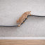The Raceway - Wall Mounted Cat Hammock Natural Bamboo Charcoal Gray Canvas Cat Hammock Catastrophic Creations