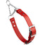 Biothane Adjustable Martingale Collar with Metal Buckle Cherry Red Martingale Dog Collar Dogline
