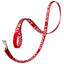 Reflective Nylon Dog Leash Red EMOTIONAL SUPPORT ANIMAL Dog Leashes Dogline