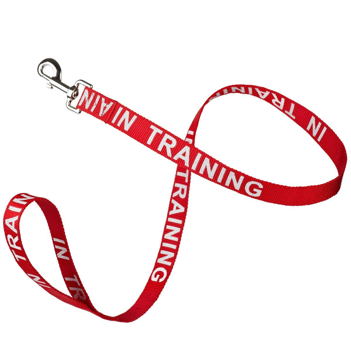 Reflective Nylon Dog Leash Red IN TRAINING Dog Leashes Dogline